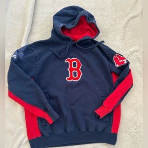 Majestic Red Sox Retro Baseball Pullover Hoodie